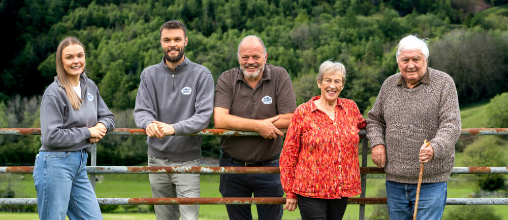 The Dobson family from Arran Ice Cream