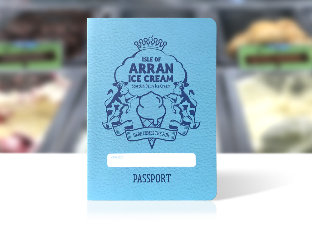 Arran Ice Cream passport