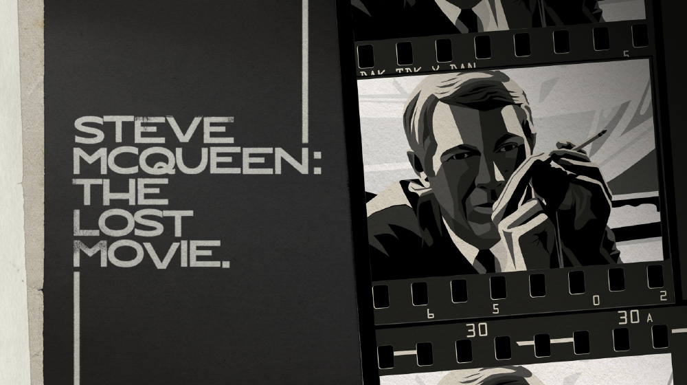 Steve McQueen illustration for Sky Studios 1