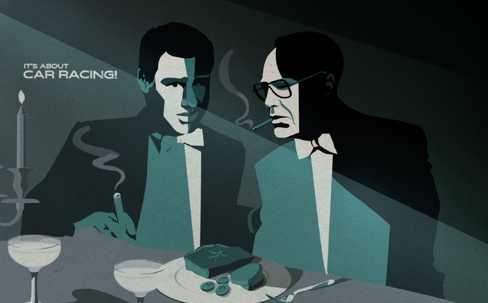 Steve McQueen illustration for Sky Studios 2