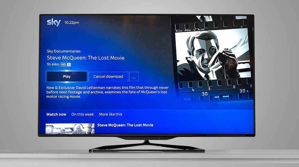 Steve McQueen illustration for Sky Studios 5