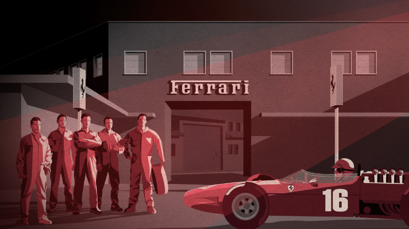 Steve McQueen illustration for Sky Studios 8