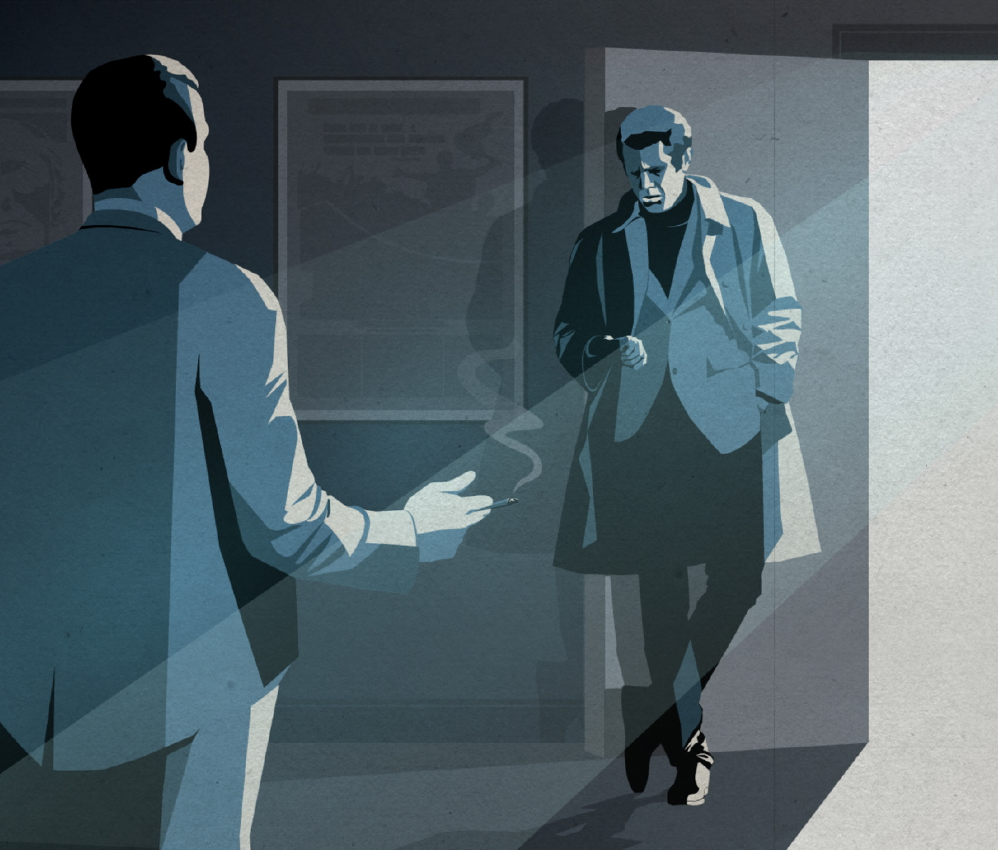 Steve McQueen illustration for Sky Studios 9